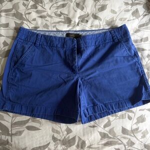 J. Crew Royal Blue Chino Shorts